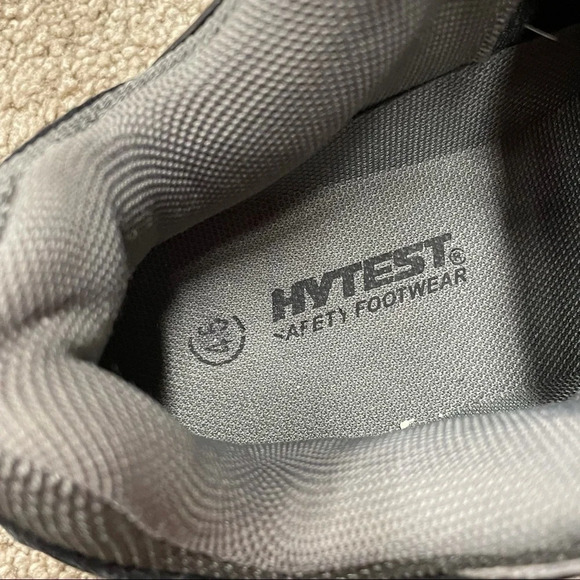 HYTEST EH Steel Toe athletic work safety shoe K11101 size 4.5M medium width - Picture 8 of 14